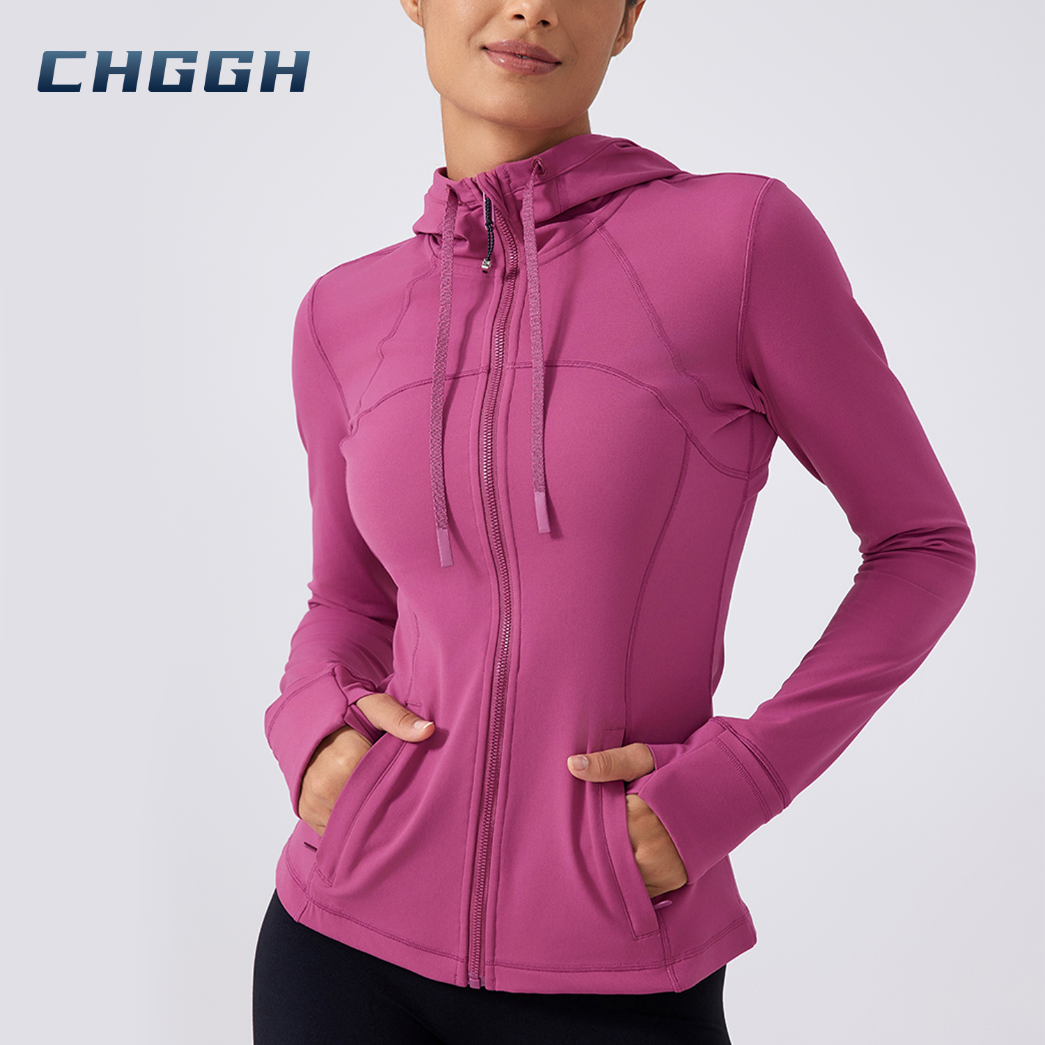 Stand Collar Thumb Holes