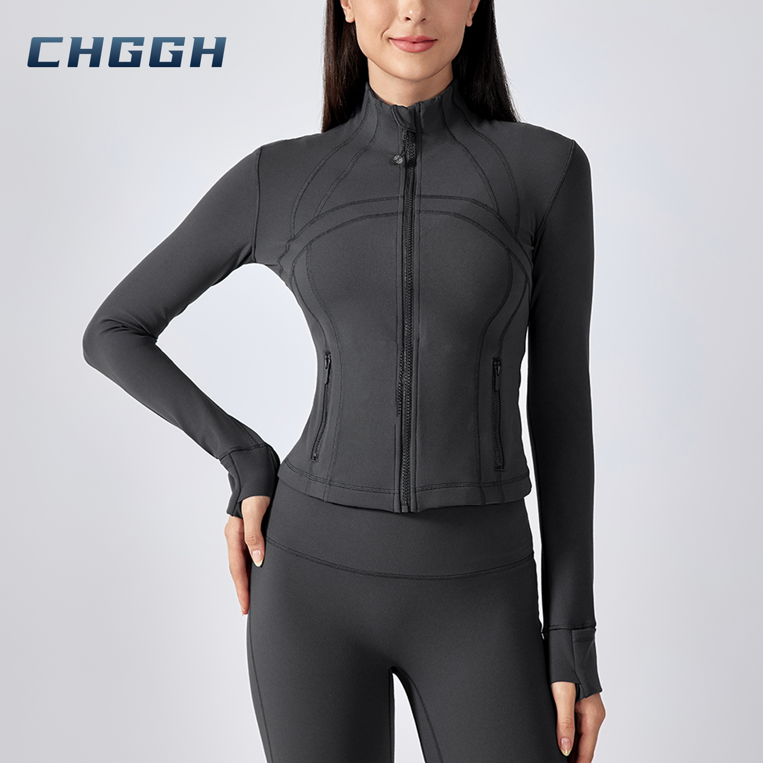 Zipper Outwork Sports Wear