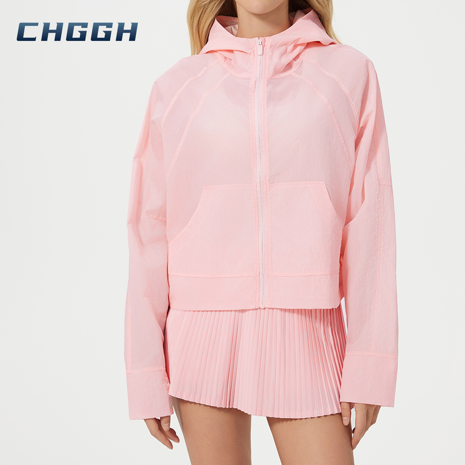 Stand Collar Thumb Holes