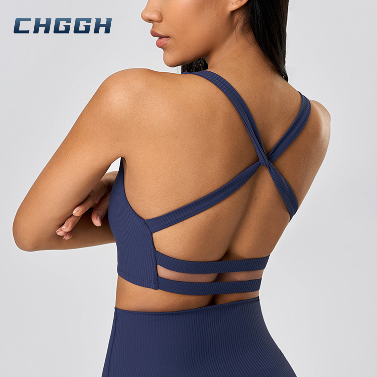 Cross Push Up Yoga Sports Bra