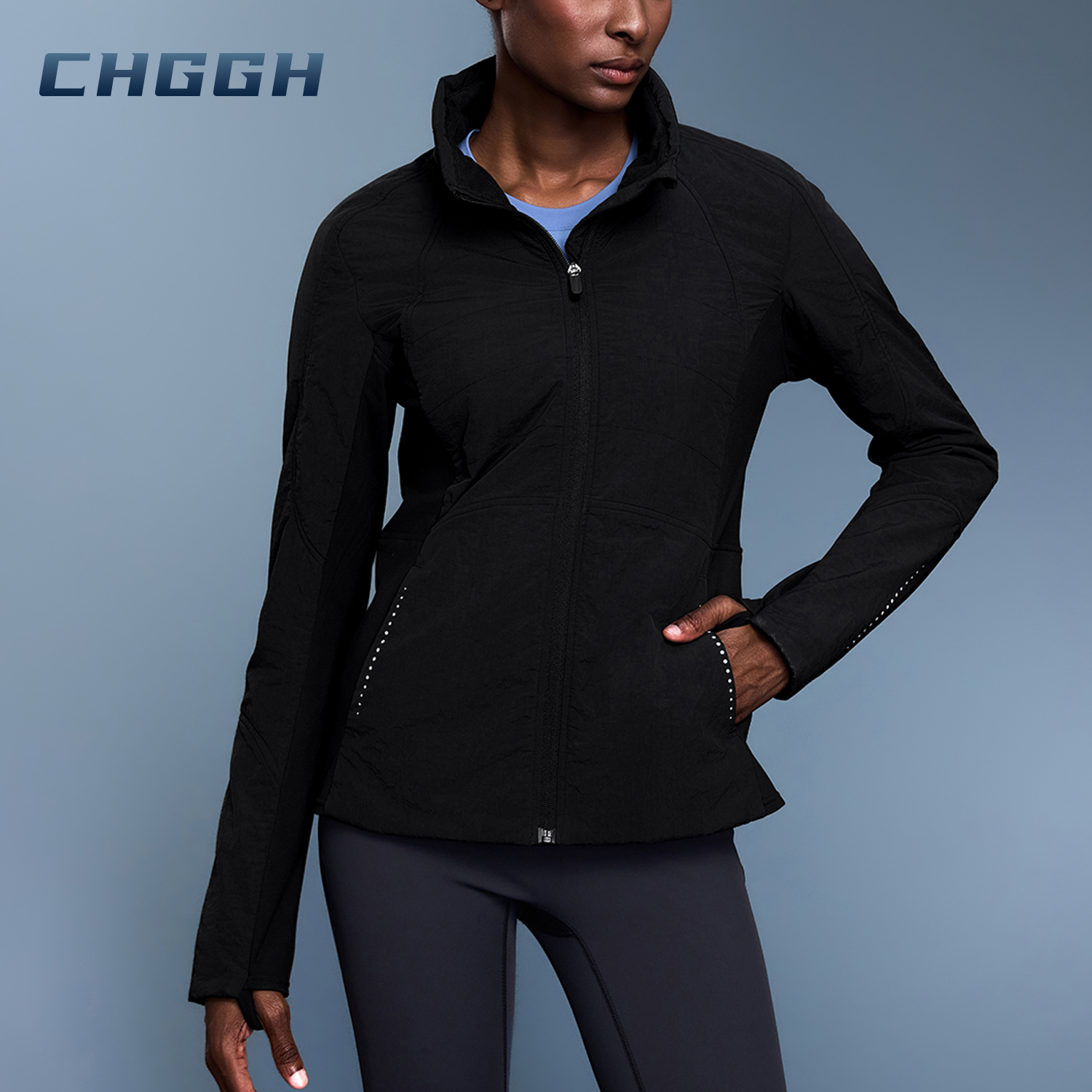 Zipper Outwork Sports Wear 