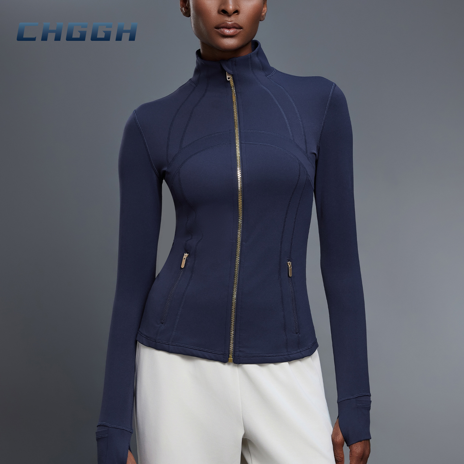 Zipper Outwork Sports Wear 