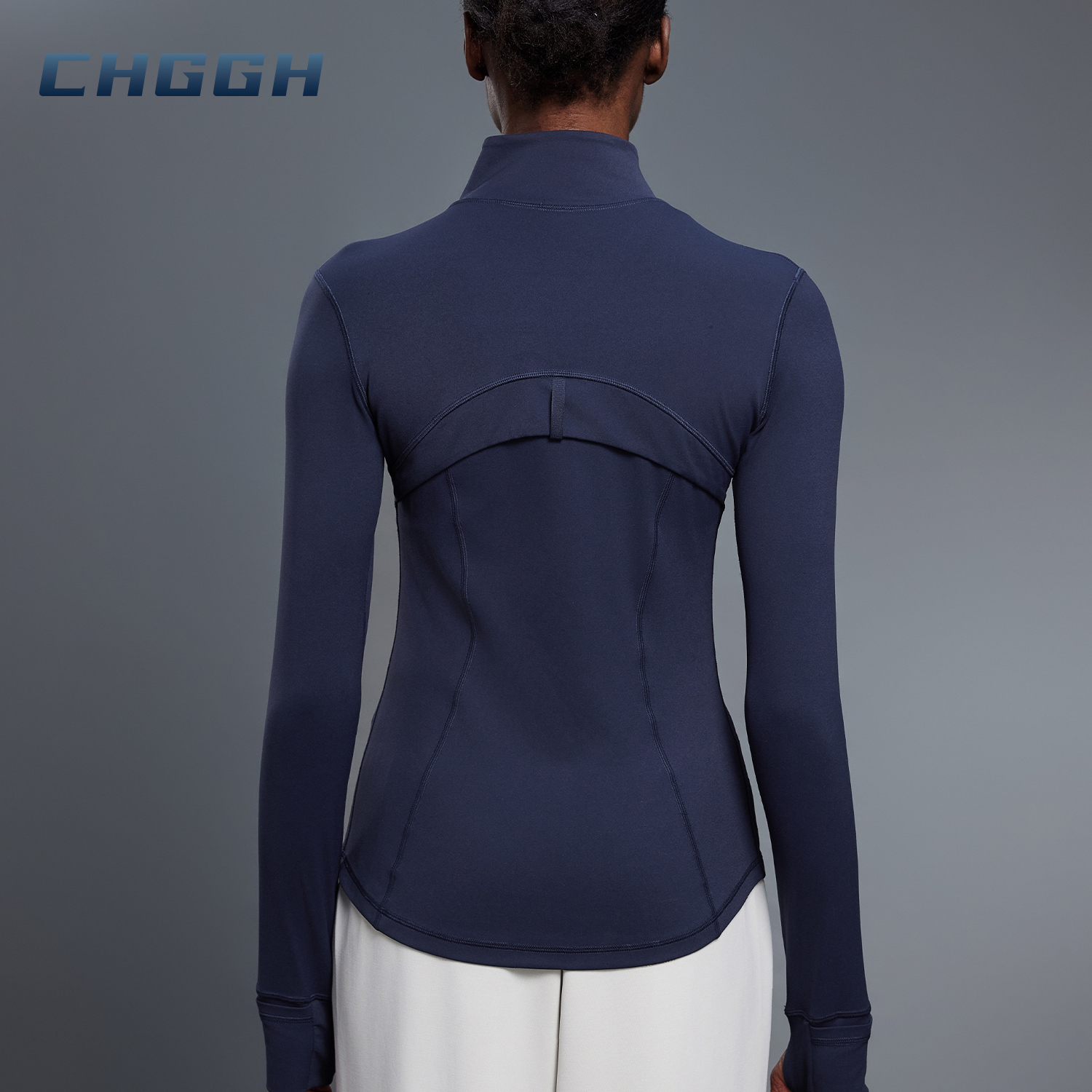 Stand Collar Thumb Holes