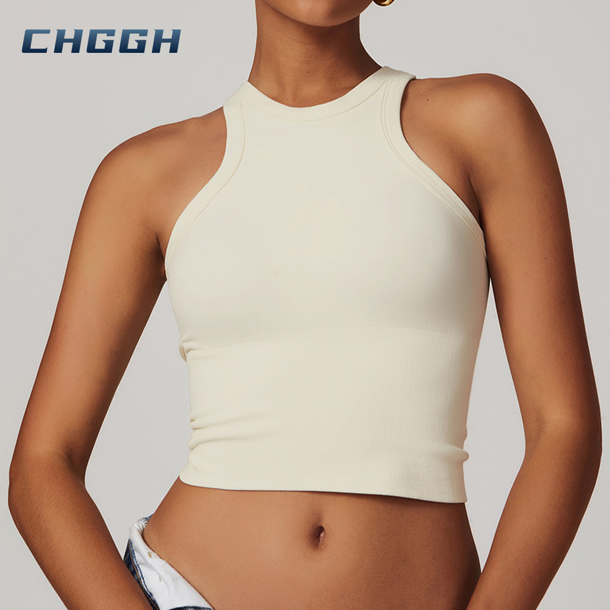 High Neck Athletic Top