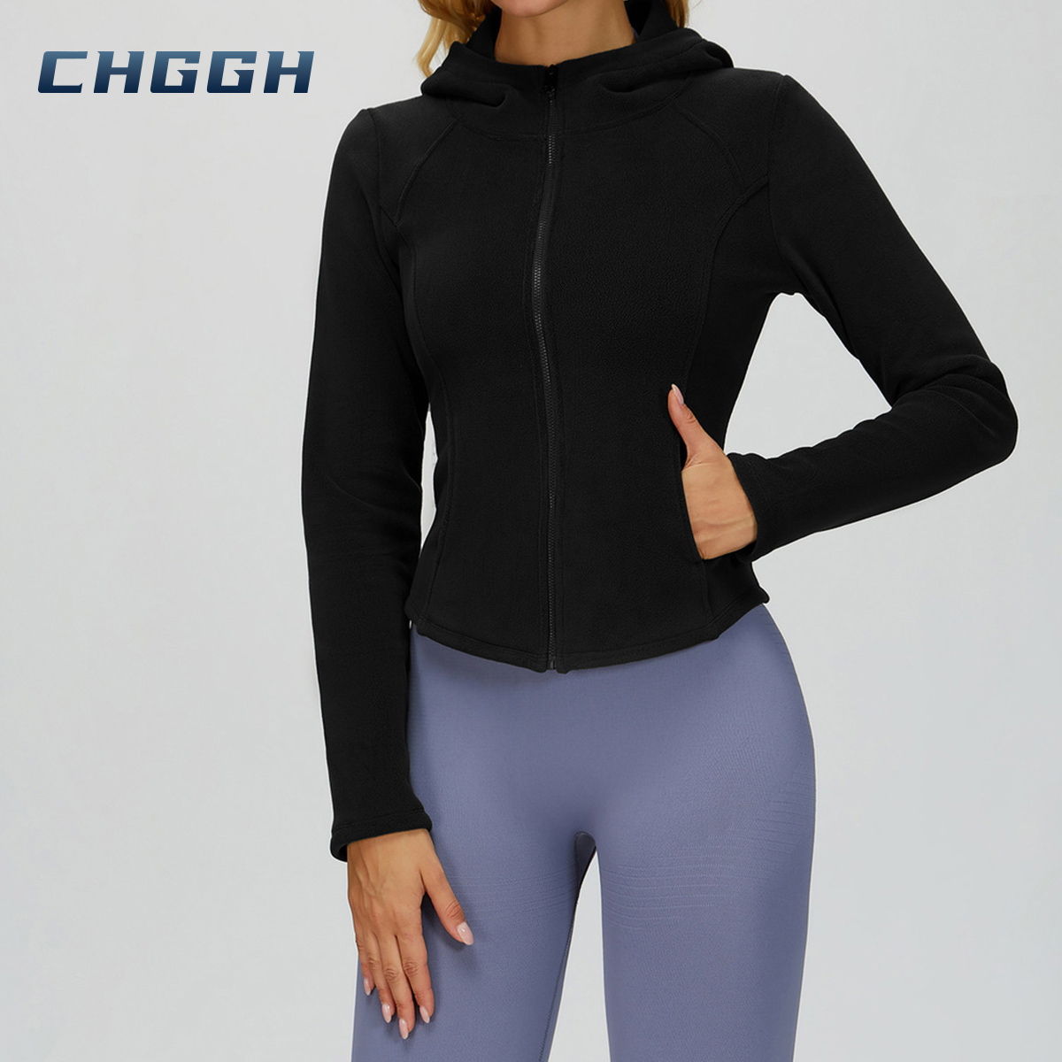 Zipper Outwork Sports Wear 