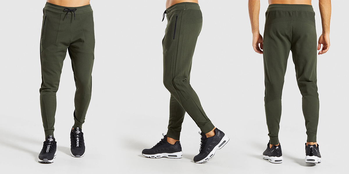 Breathable mens athletic jogger pants