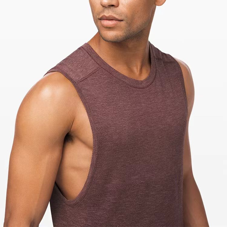 High-stretch slim fit Singlet Tops
