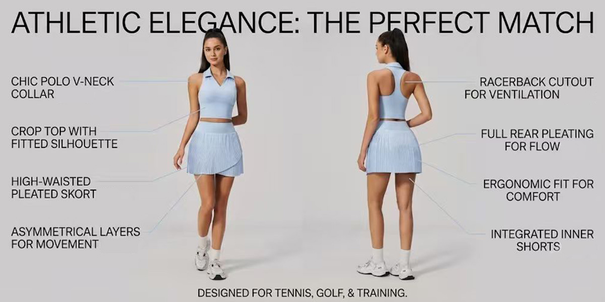 Asymmetrical active skort Asymmetrical active skort