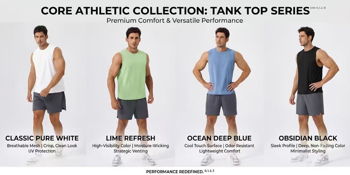 Moisture-wicking fitness apparel