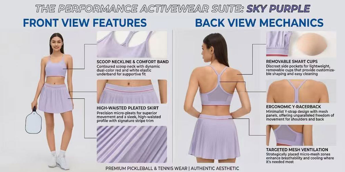 High waisted pleated sports skirt High waisted pleated sports skirt