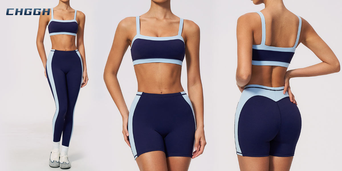 Contrast Spliced Activewear Contrast Spliced Activewear