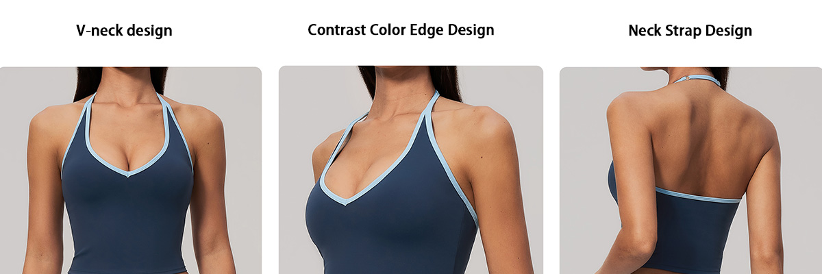 V-Neck Sports Bra V-Neck Sports Bra