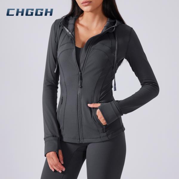Slim Fit Zip Up Fitness Hoodie for Running & Training