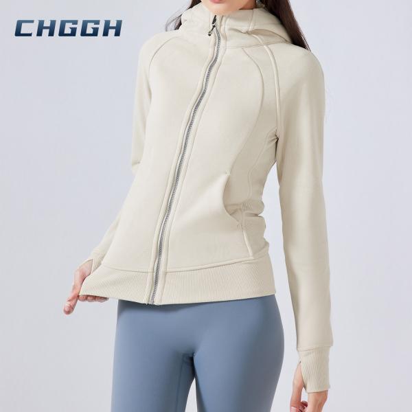 Zip Up Fitness Hoodie for Yoga, Running & Outdoor Training