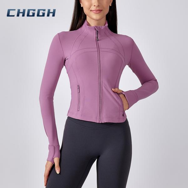 Zip Up Long Sleeve Running Sports Cardigan