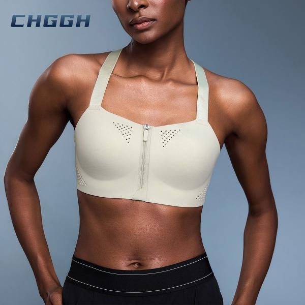 Women Zipper Sports Bra