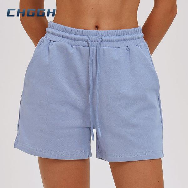 Women drawstring waist shorts