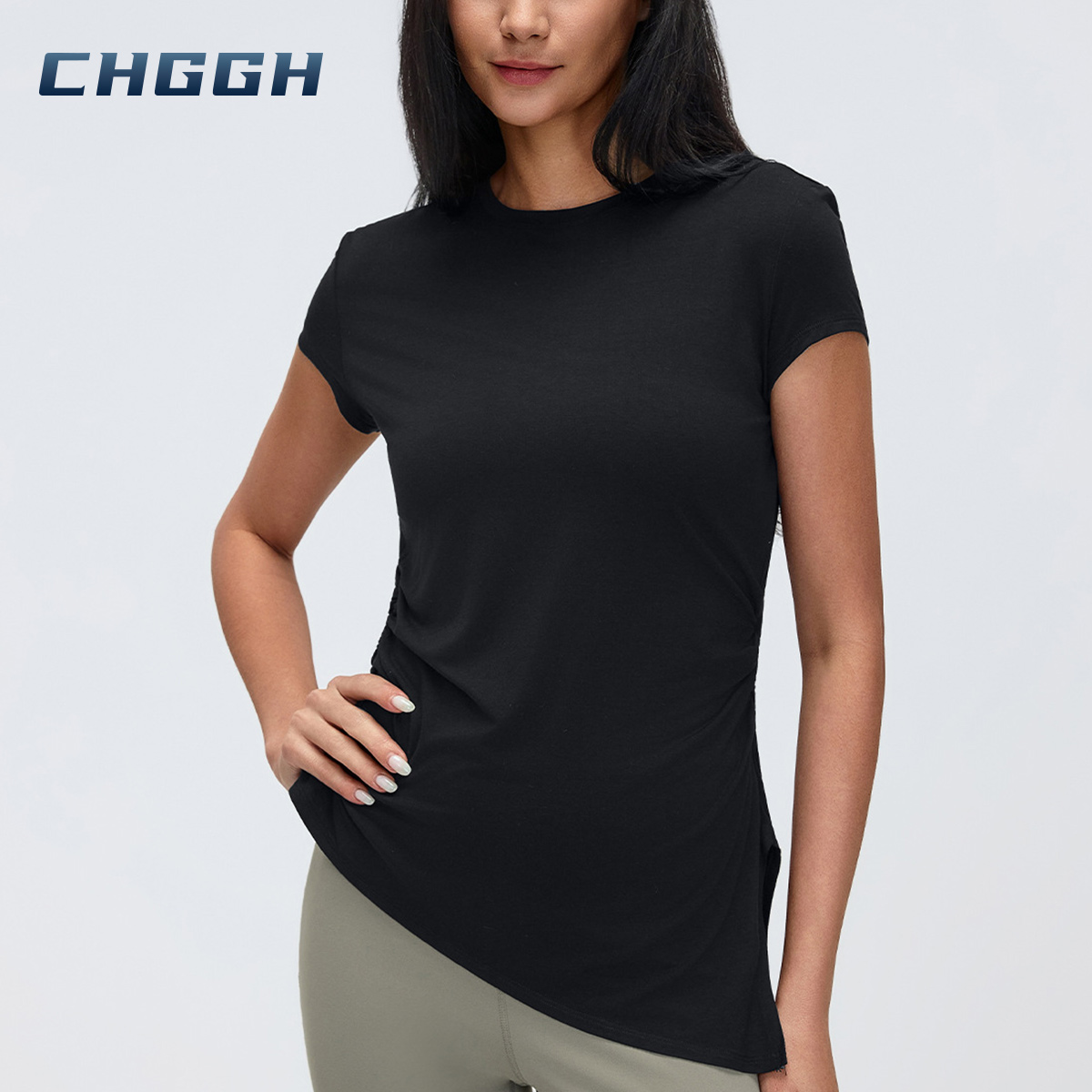 slim-fit exercise top