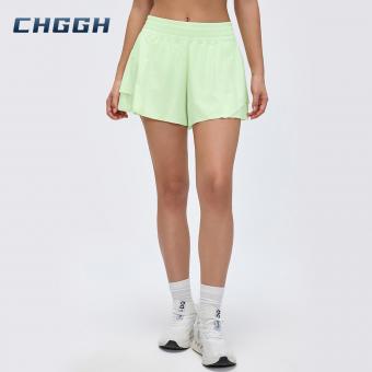 Women's high-waist workout shorts