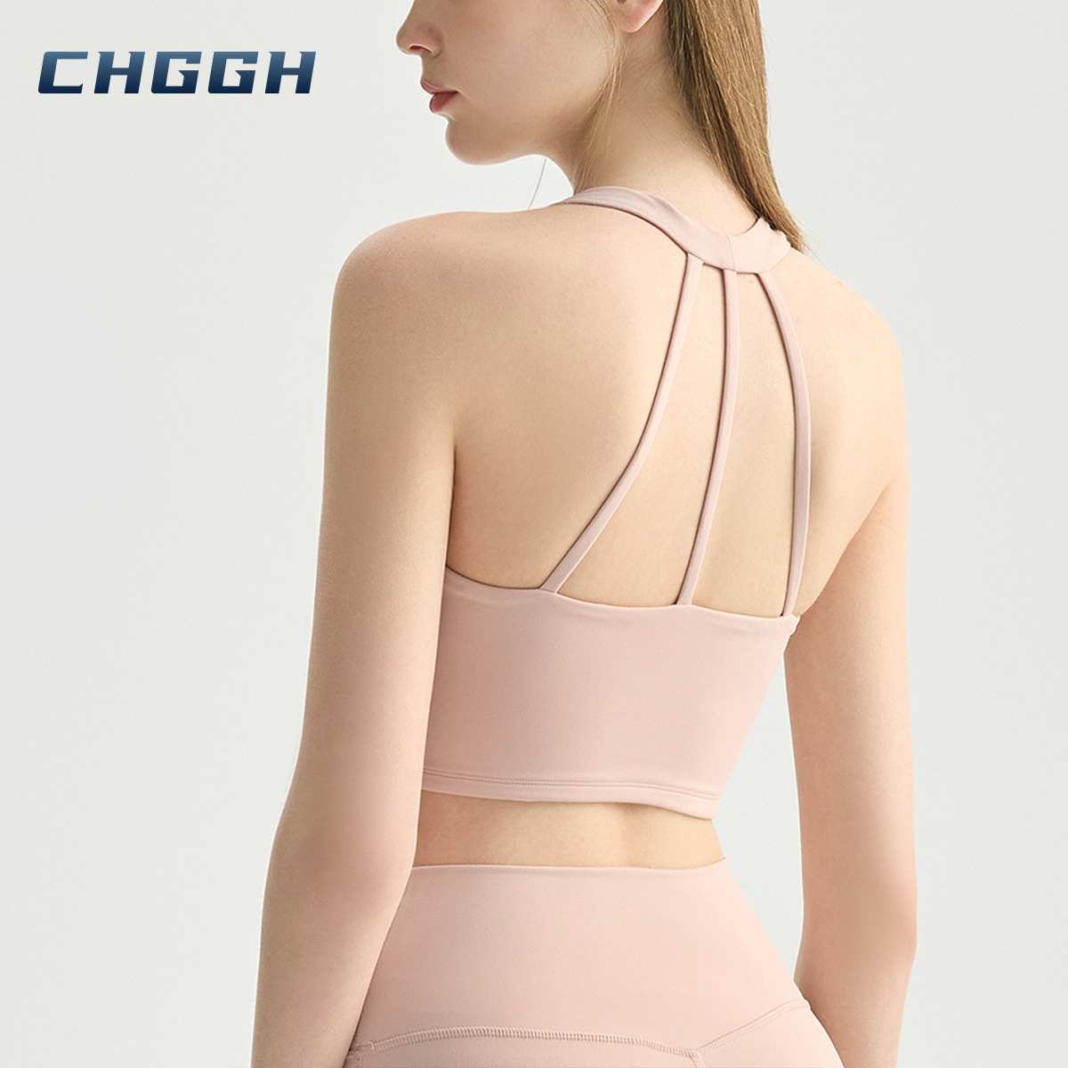 Halter neck yoga bra