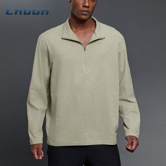 Men's quarter zip running top