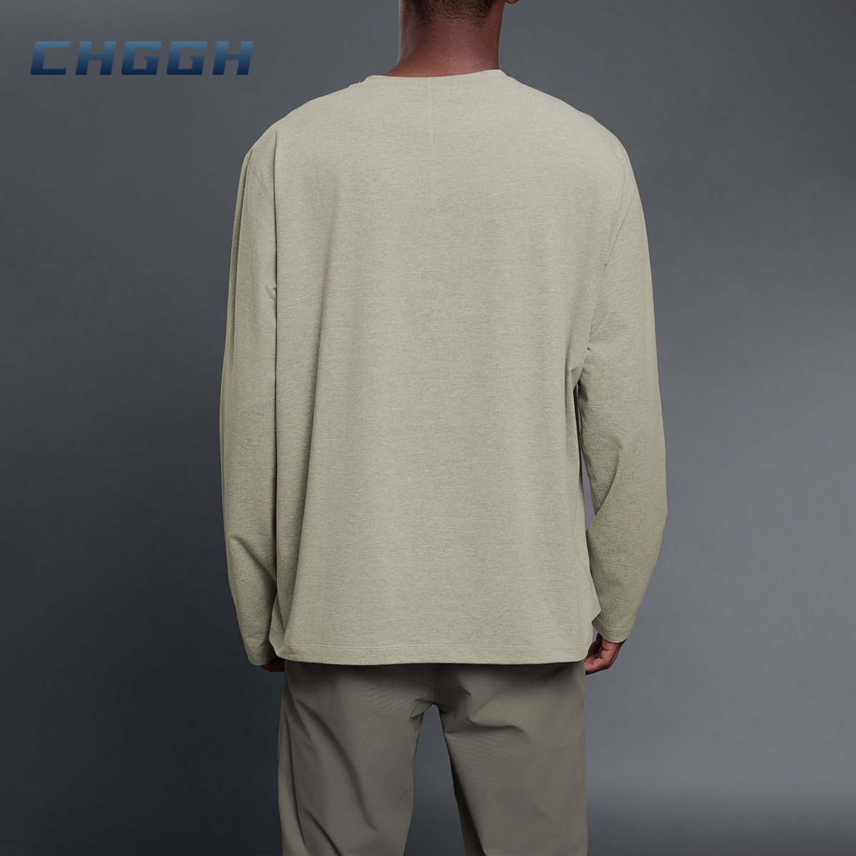 Men's long sleeve workout shirt