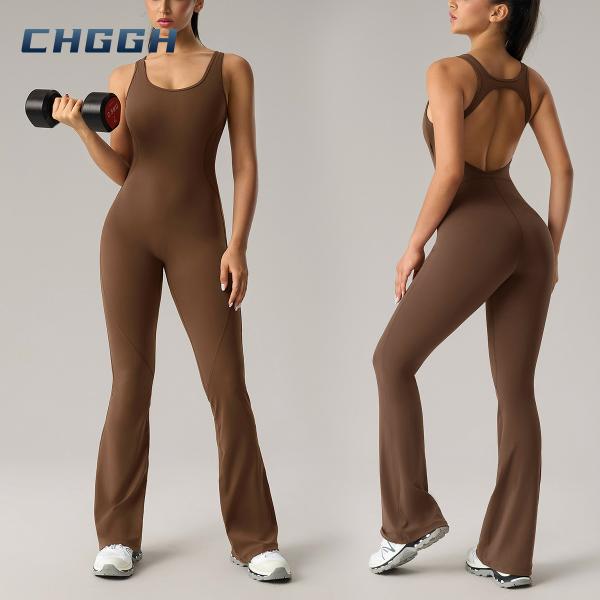 Flared Activewear Bodysuit
