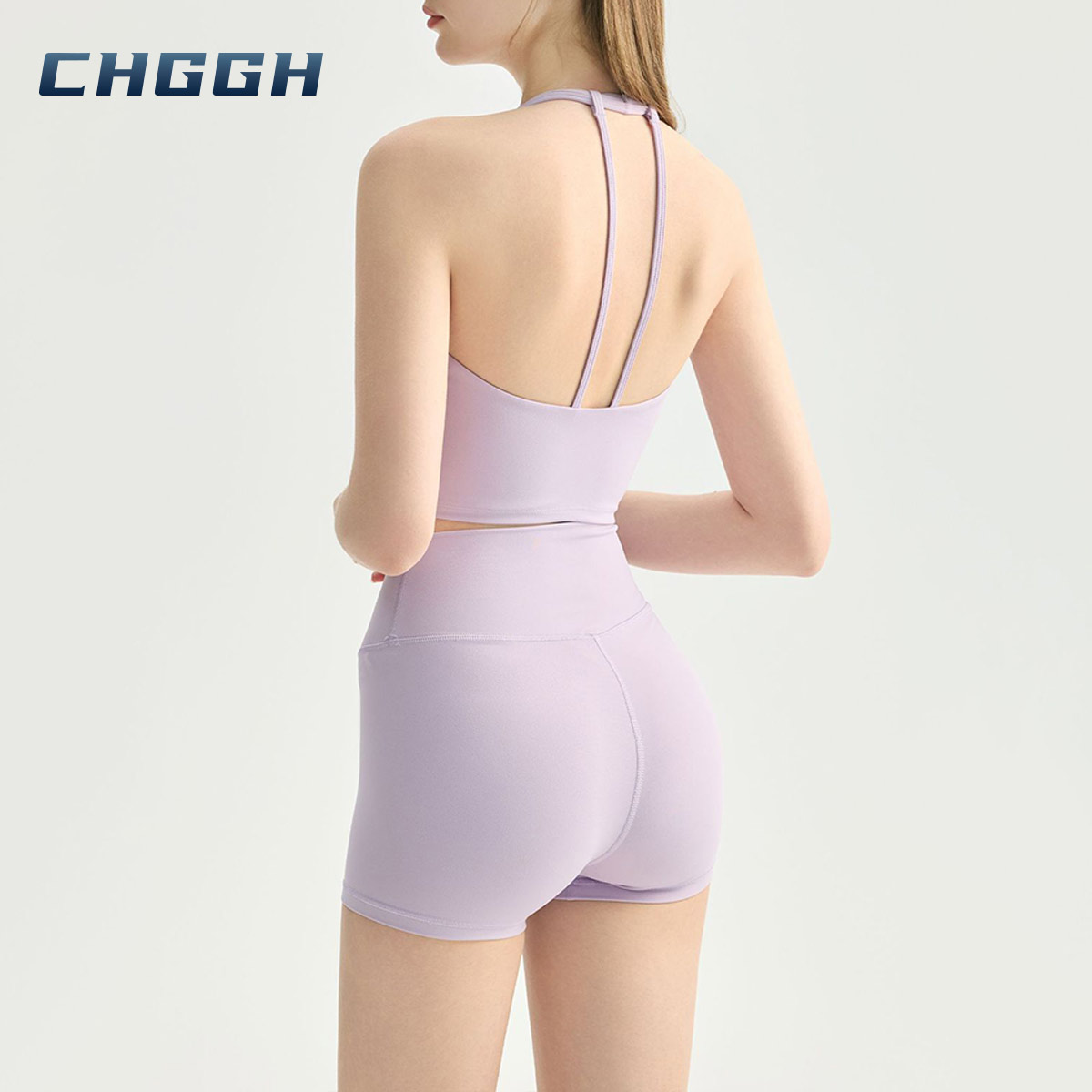 Halter neck sports bra