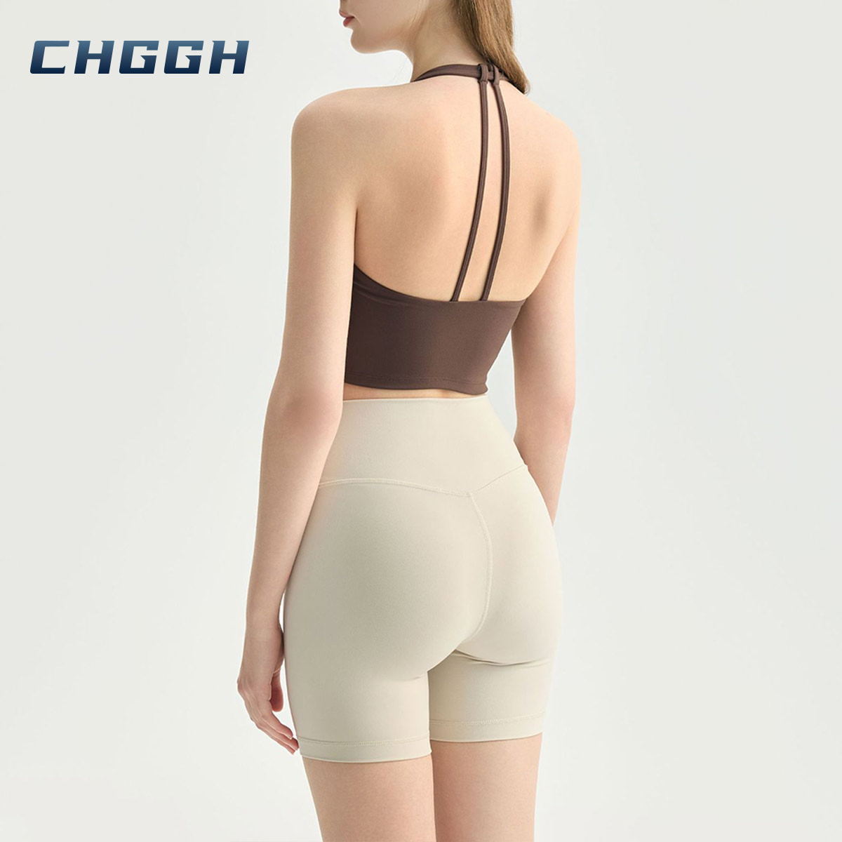 Halter neck sports bra