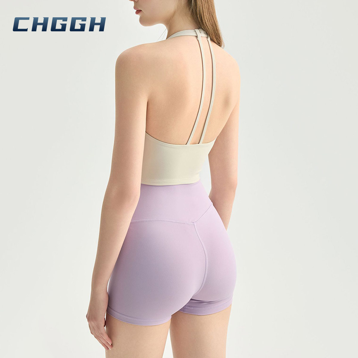 Halter neck sports bra