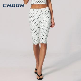 Polka dot biker shorts