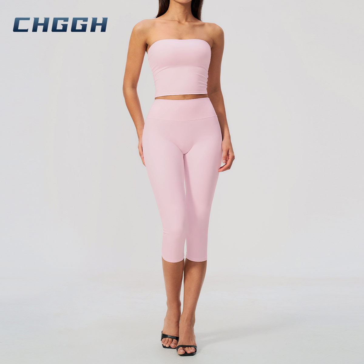 Strapless activewear set