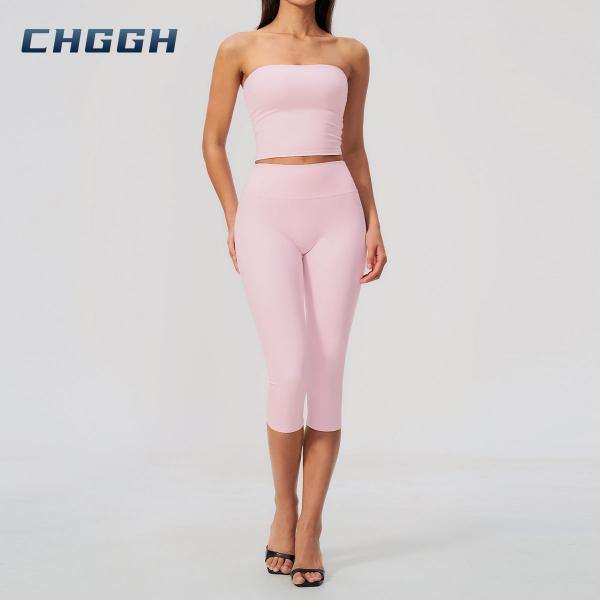 Strapless activewear set