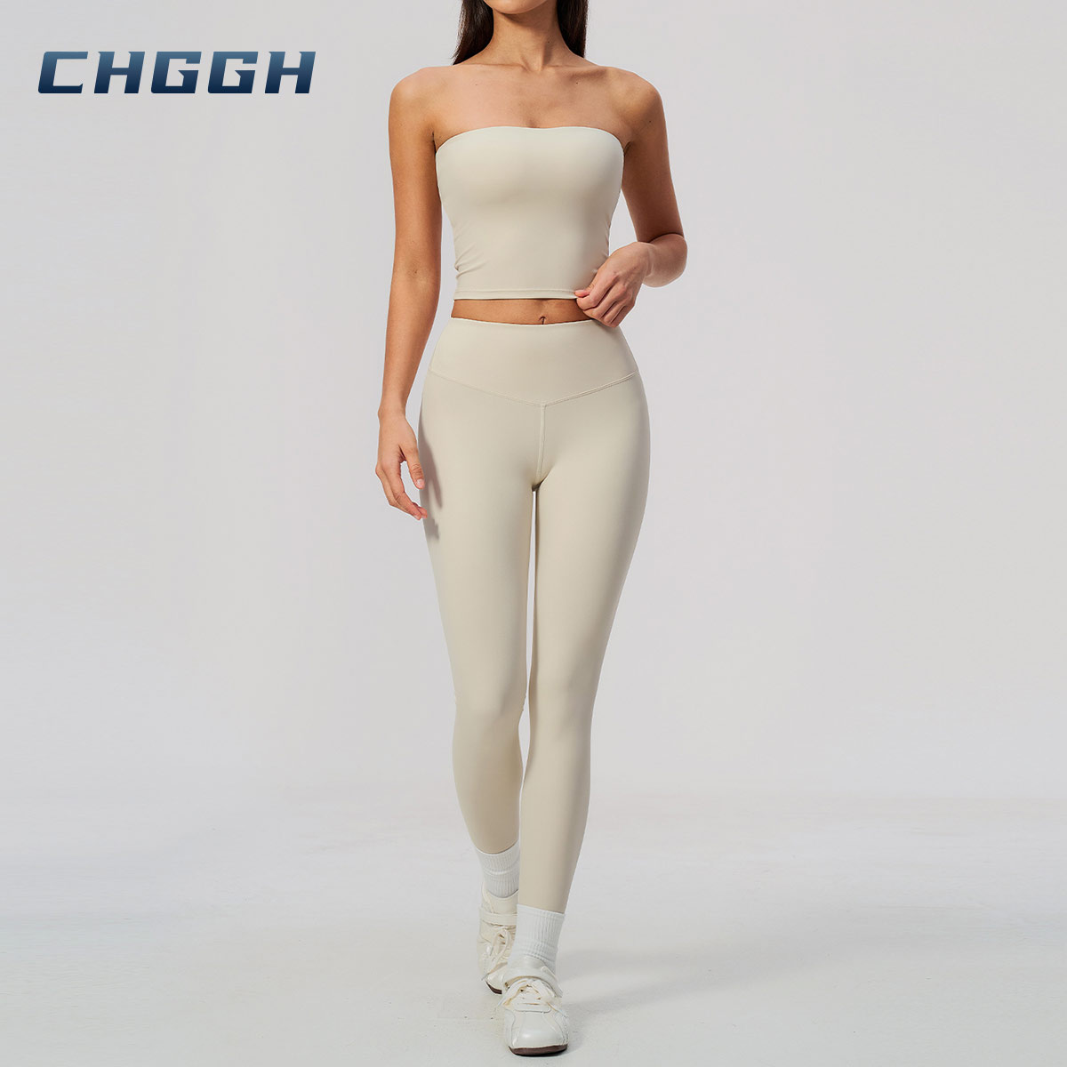 Strapless activewear set