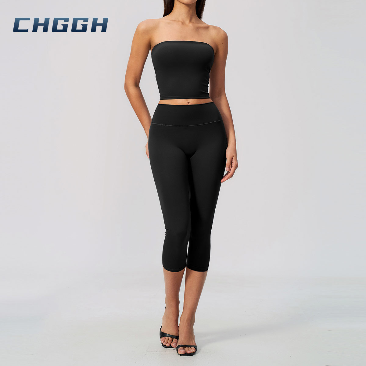 Strapless activewear set