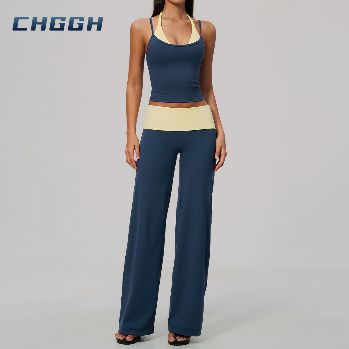 Tummy control fitness suit