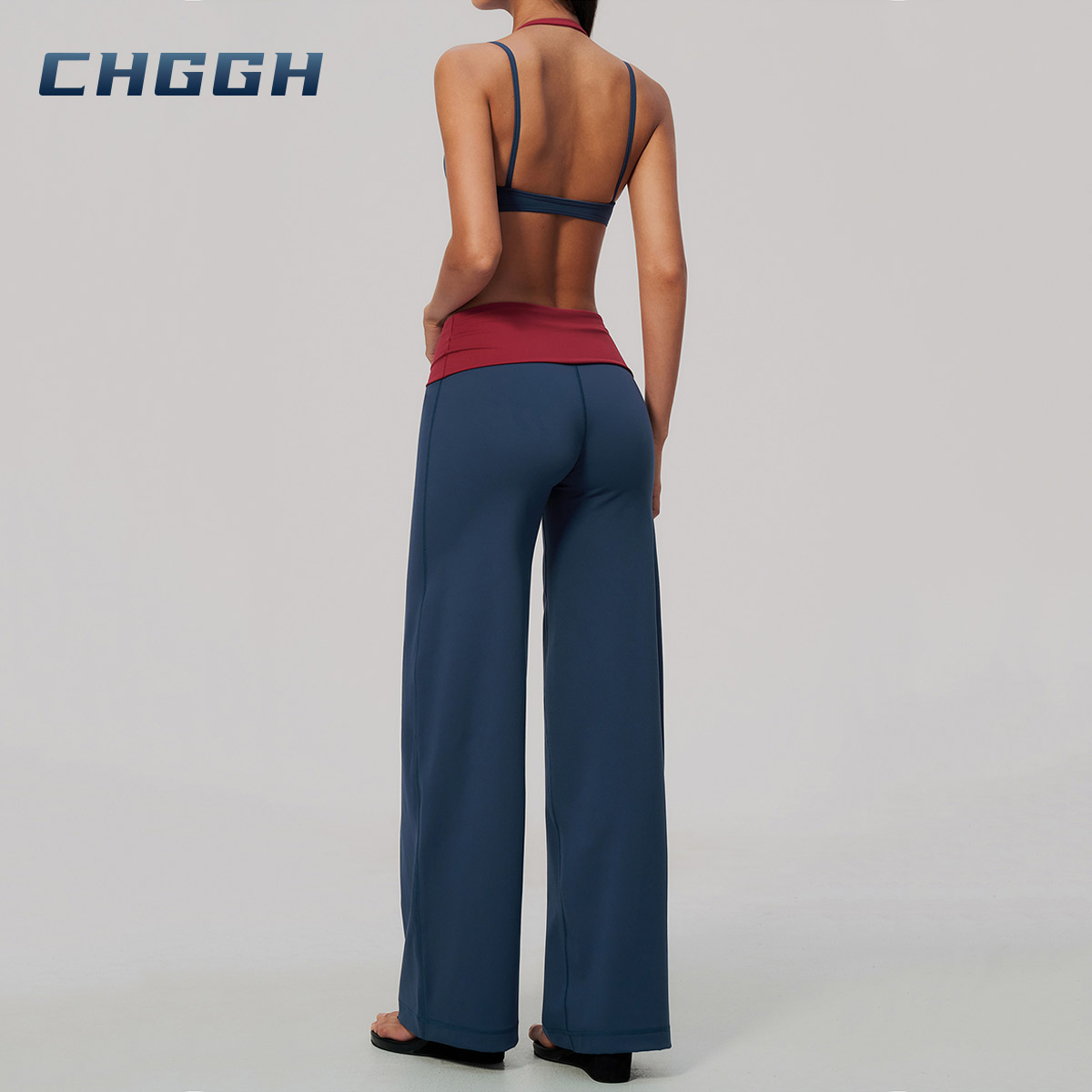 Wide-leg yoga pants