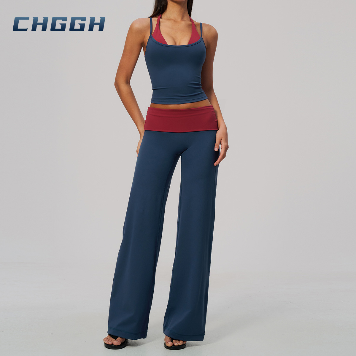 Tummy control fitness suit