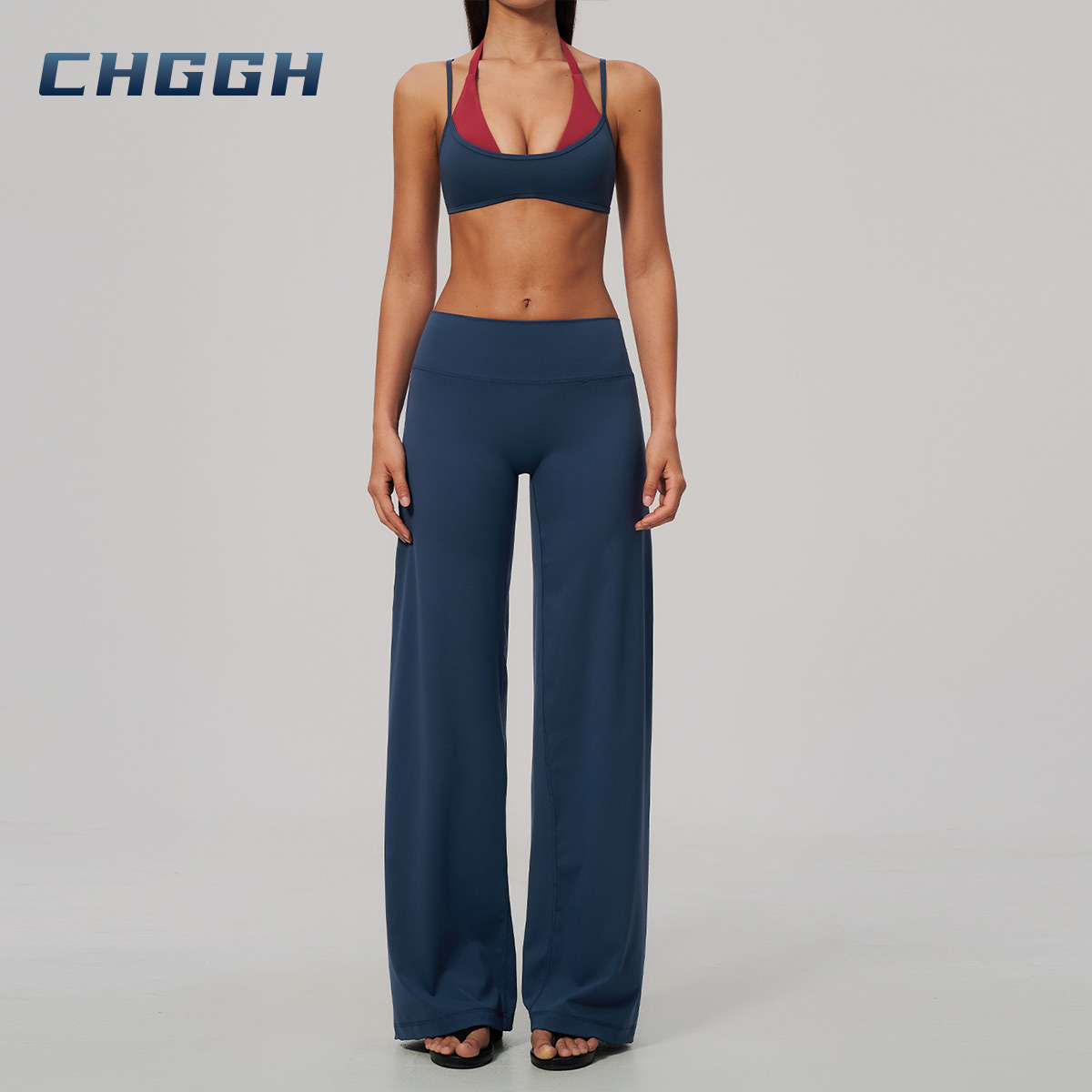Wide-leg yoga pants