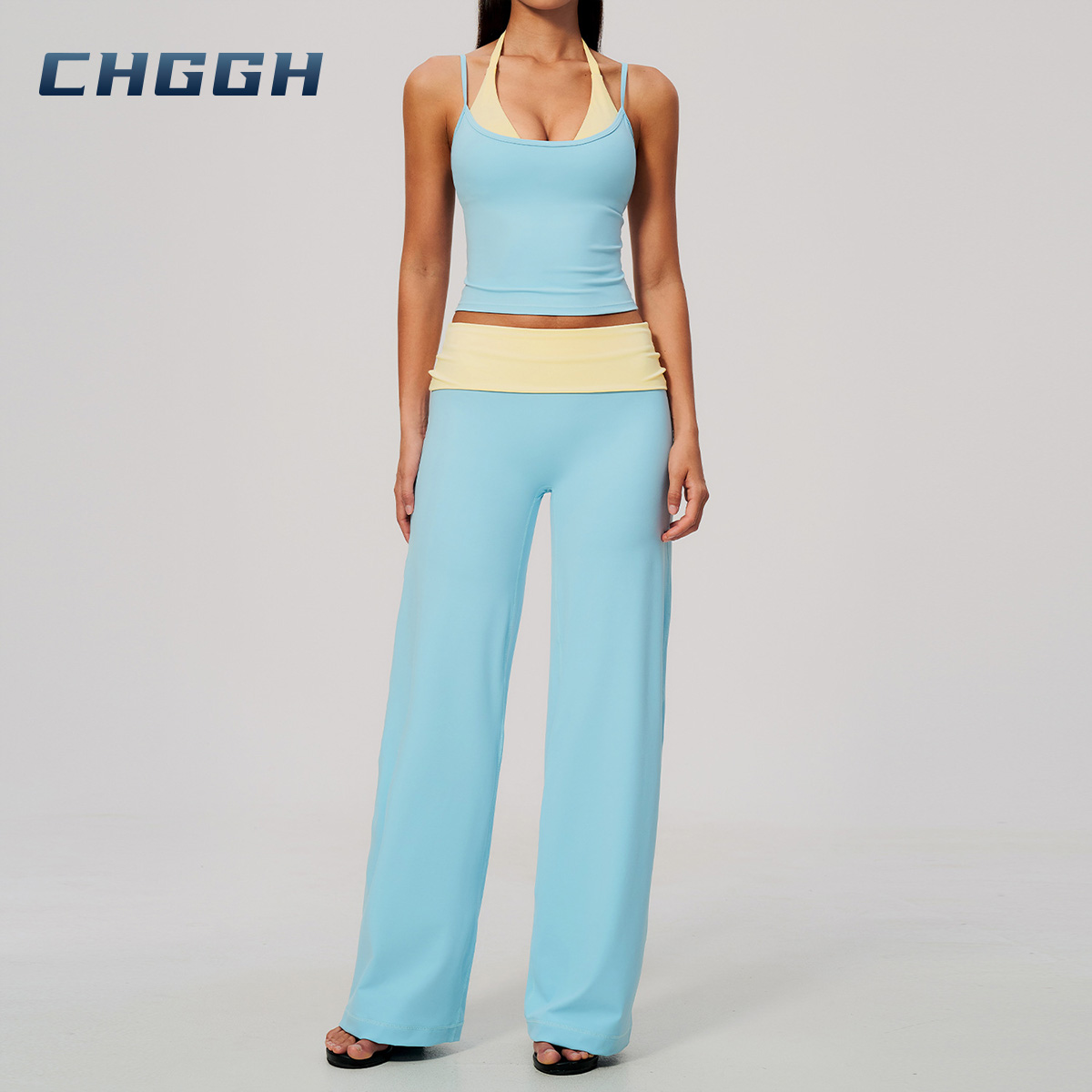 Tummy control fitness suit