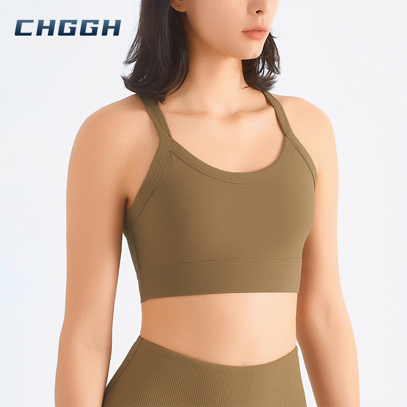 Cross Push Up Yoga Sports Bra