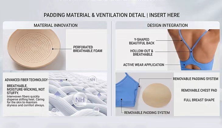 Understanding Sports Bra Pads: Thickness, Structure, and Smart Buying Decisions